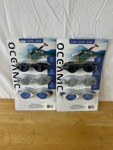 lot 41 image: Oceanic 6 Pack Swim Goggles - MSRP - $35