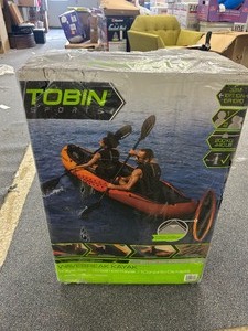 lot 71 image: Tobin Sports Wavebreak Inflatable Kayak MSRP - $229