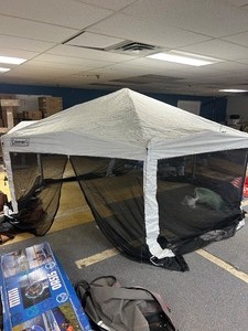 lot 72 image: Coleman 12x10 Screen House MSRP - $190