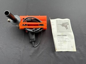 Craftsman 3/8 Inch Electric Drill with Attachment