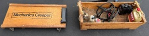 lot 23 image: Mechanics Creeper and Garage Supplies Set