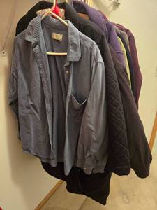 lot 106 image: Group of Womens Jackets and Corduroy Shirts - L.L. Bean, d&co., Jacqueline Ferrar