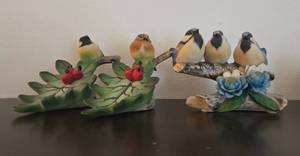 lot 125 image: Capodimonte Porcelain Bird Figurines Collection Made in Italy