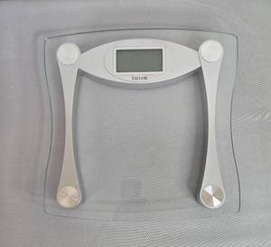 lot 295 image: Taylor Digital Glass Bathroom Scale