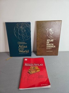 lot 300 image: Collection of Road and World Atlases Including National Geographic