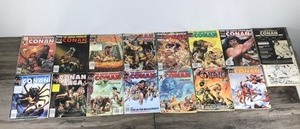 lot 214 image: Lot of 16 Marvel Conan the Barbarian Comic Books