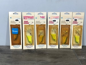 lot 243 image: Lot of 6 Norman Front Runner Fishing Lures in Original Packages