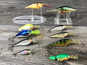 lot 248 image: Lot of 10 Rapala Fishing Lures