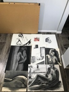 lot 274 image: Lot of Drawings - THIS is Just Few Pictures of Whats in the Big Flat Storage Box - Approximately 30 to 50 more that are not Pictured