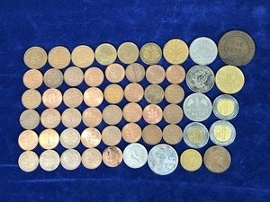 lot 293 image: Lot of 56 Foreign Coins - See description for more info