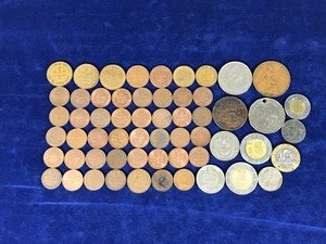 lot 294 image: Lot of 58 Foreign Coins - See description below for more info