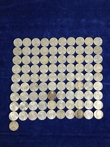 lot 296 image: Lot of 91 Jefferson Nickels - See description for more info