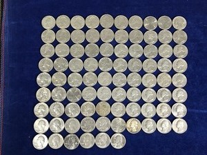lot 297 image: Lot of 89 Washington Quarters - See description for more info