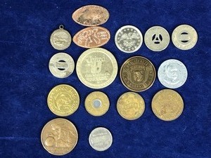 lot 302 image: Lot of Collectible Tokens and More - see description below for more info