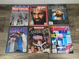lot 306 image: 6 - Magazines on the September 11th, 2001 War on America Incident
