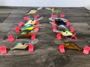 lot 337 image: Lot of 10 Poes Fishing Lures
