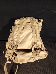 lot 60 image: US WWII Army M1942 Mountain backpack designed for use by the US 10th Mountain division