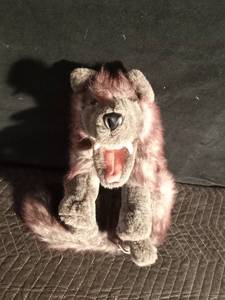 lot 42 image: Wolf hand puppet