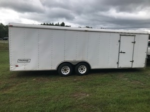 2003 Haulmark Enclosed Trailer with Side Door and Drop Down Back Door - See Description for Removal Date of Trailer