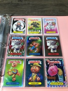lot 406 image: Binder Full of Topps Collectible Garbage Pail Kids Cards