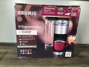 lot 407 image: Keurig K-Supreme Plus Single Serve Coffee Maker  New in the Box