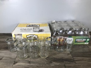 lot 408 image: Lot of 22 Canning Jars