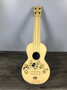 lot 154 image: Vintage Disney toy guitar by Reliable Toy Company