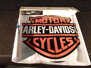 lot 144 image: 2 mega Harley Davidson decals