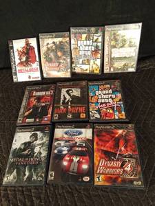 lot 138 image: 10 Play station 2 games in original cases