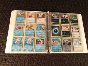 lot 130 image: Binder of 90 Pokmon trading cards