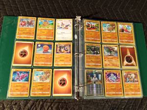 lot 132 image: Binder of 90 Pokmon trading cards