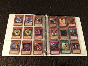lot 126 image: Binder of 97 Yu-Gi-Oh trading cards