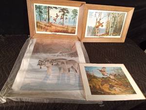 lot 120 image: Wildlife pictures by artists