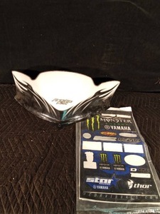lot 115 image: Artic cat faring and Monster Yamaha stickers