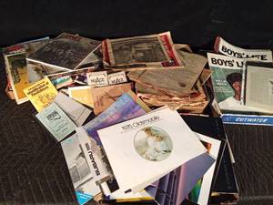 lot 106 image: Magazines and newspapers of trains, cars, military and history and Boys Life Magazines