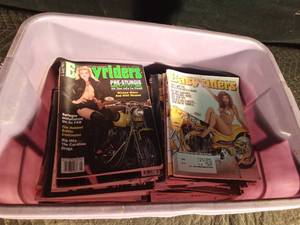 lot 73 image: Tote of Easy Rider magazines