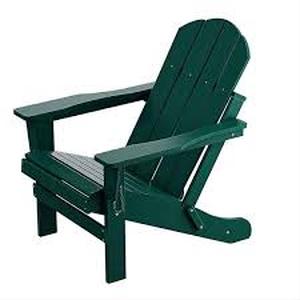 lot 65 image: Classic Black Composite of Adirondack Chair  Customer Returns See Pictures