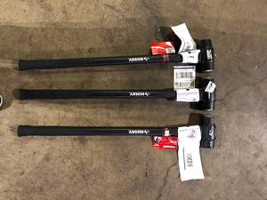 lot 66 image: Lot of Husky 8 lb. Sledgehammer with 34 in. Fiberglass Handle Customer Returns See Pictures