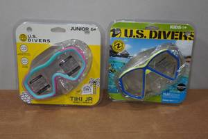 lot 97 image: US Divers Junior and Kids Masks