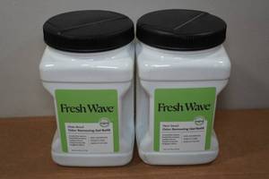 lot 69 image: 2 Fresh Wave Plant Based Odor Removing Gel Refills
