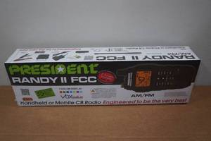 lot 2 image: President Randy II FCC Handheld or Mobile CB Radio
