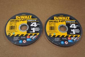 lot 7 image: 2 DeWalt 5-Packs Metal Cutoff Discs