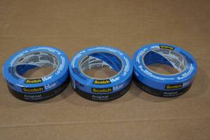 lot 14 image: 3 Rolls Scotch Blue Tape