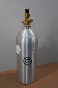 lot 112 image: Aluminum Compressed Air Tank