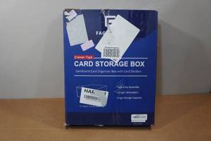 lot 114 image: Drawer-Type Card Storage Box