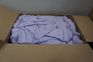 lot 121 image: King 7-Piece Bed Set - Lavender