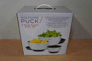 lot 140 image: Wolfgang 6-Piece Mixing Bowl Set