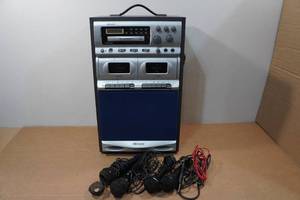 lot 162 image: Memorex Karaoke Machine with 4 Mics
