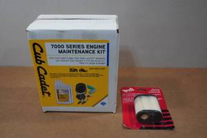 lot 207 image: Cub Cadet 7000 Series Engine Maintenance Kit and Air Filter