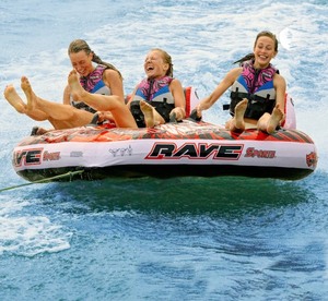 lot 1C image: Rave Sports Warrior 3 Person Towable Tube